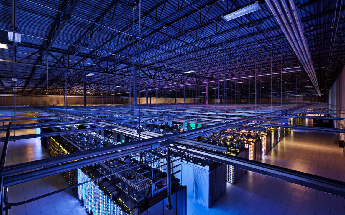 datacenter google vue intérieure